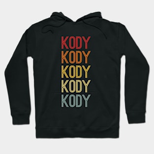 Kody Name Vintage Retro Gift Named Kody Hoodie